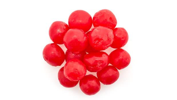 Yupik Sour Cherry Candies, 2.2 lb (35.2 oz), Cherry-Flavored Balls, Sweet & Tart, Chewy Red Gummies, Fun Treat, Sweet Candy, Delicious Snack, Ideal for Gifting, Holidays & Decorating
