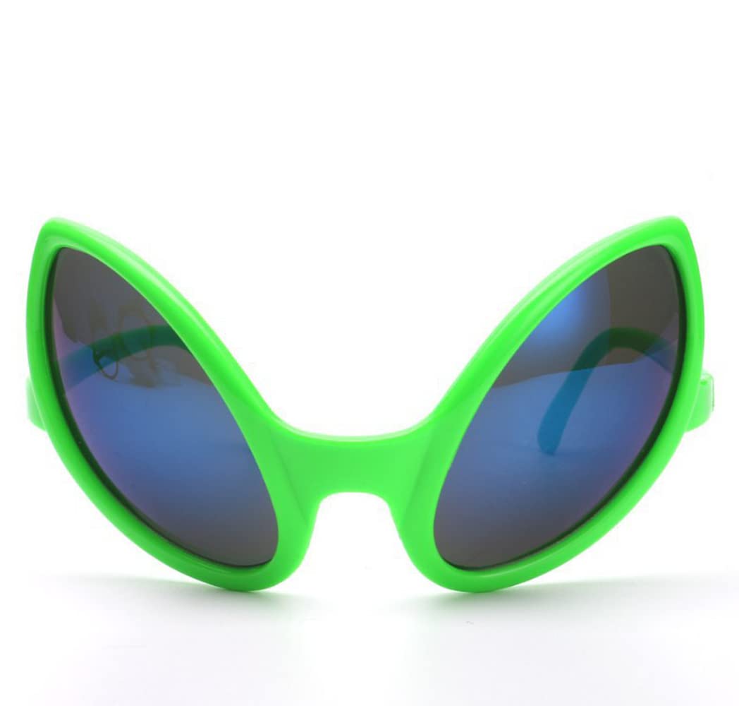 Yilistore Novelty Alien Glasses for Halloween Party Accessories, Alien Costume Accessories Eyeglasses with Deluxe Gift Glassesbox