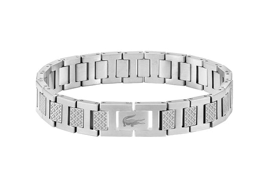 Lacoste Metropole Men's Stainless Steel Link Bracelets (Model: 2040117)