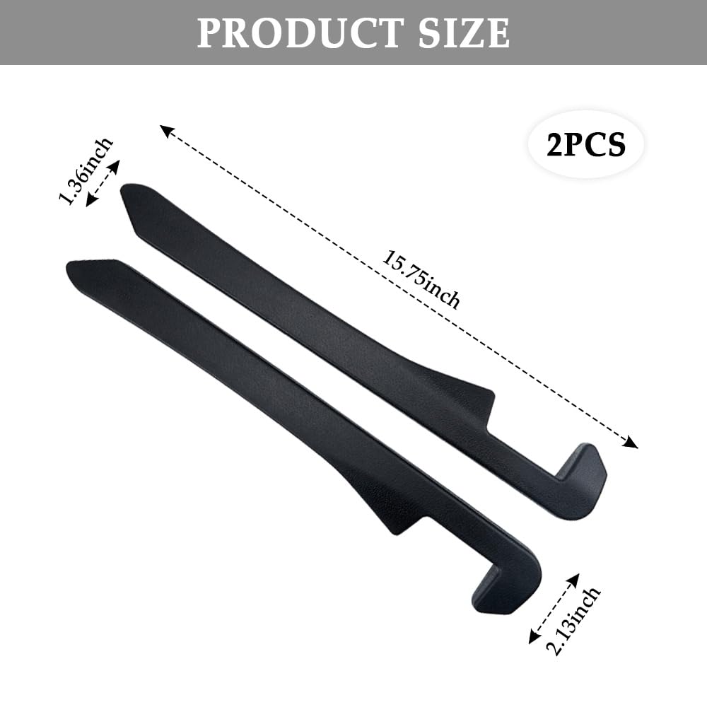 IHOTDER 2PCS Car Seat Gap Filler - Car Seat Gap Filler Organizer for Holding Phone,Key,Purse - Universal Car Gap Filler Fits Car Truck SUV Car Interior Accessories (Black/2PCS)…