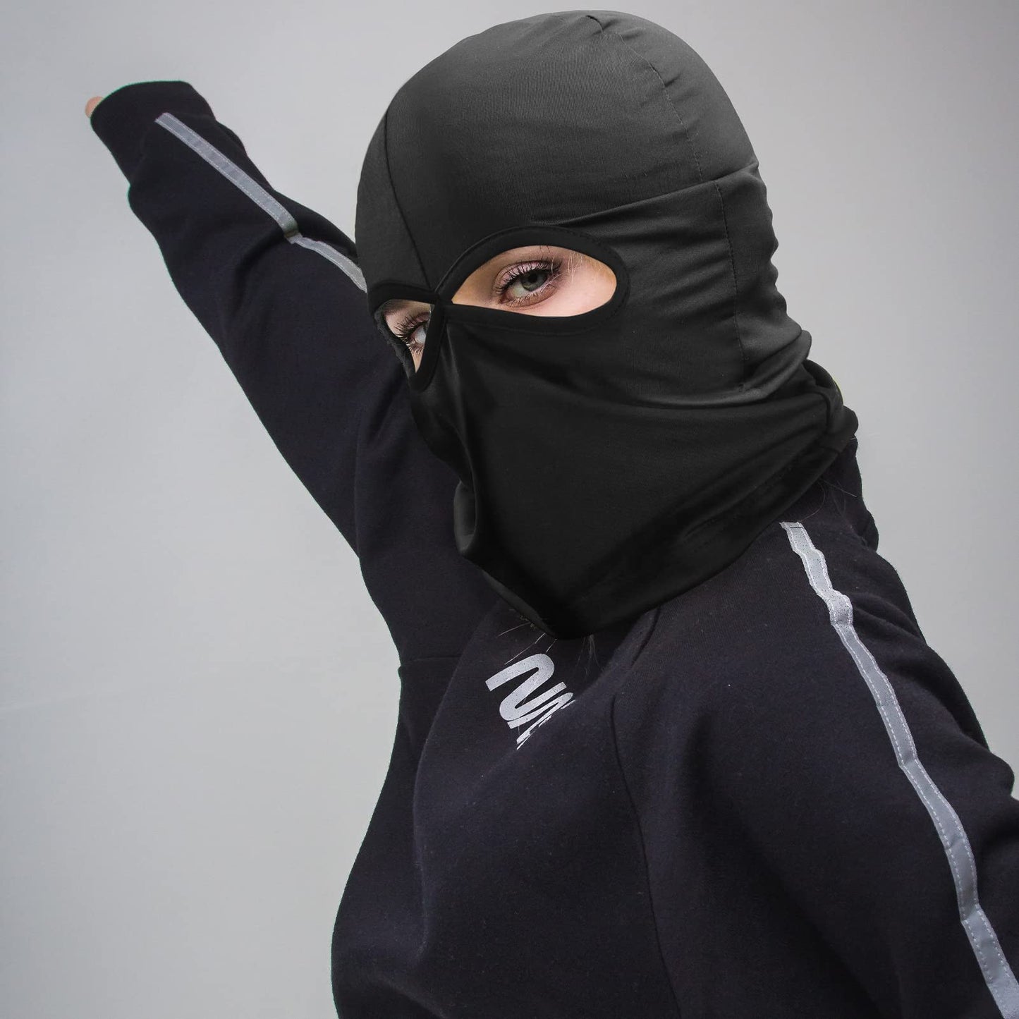 YESLIFE Black Ski Mask, Balaclava Face Mask for Men and Women, Boys and Girls – Cosplay Costume Accessory for Halloween Party