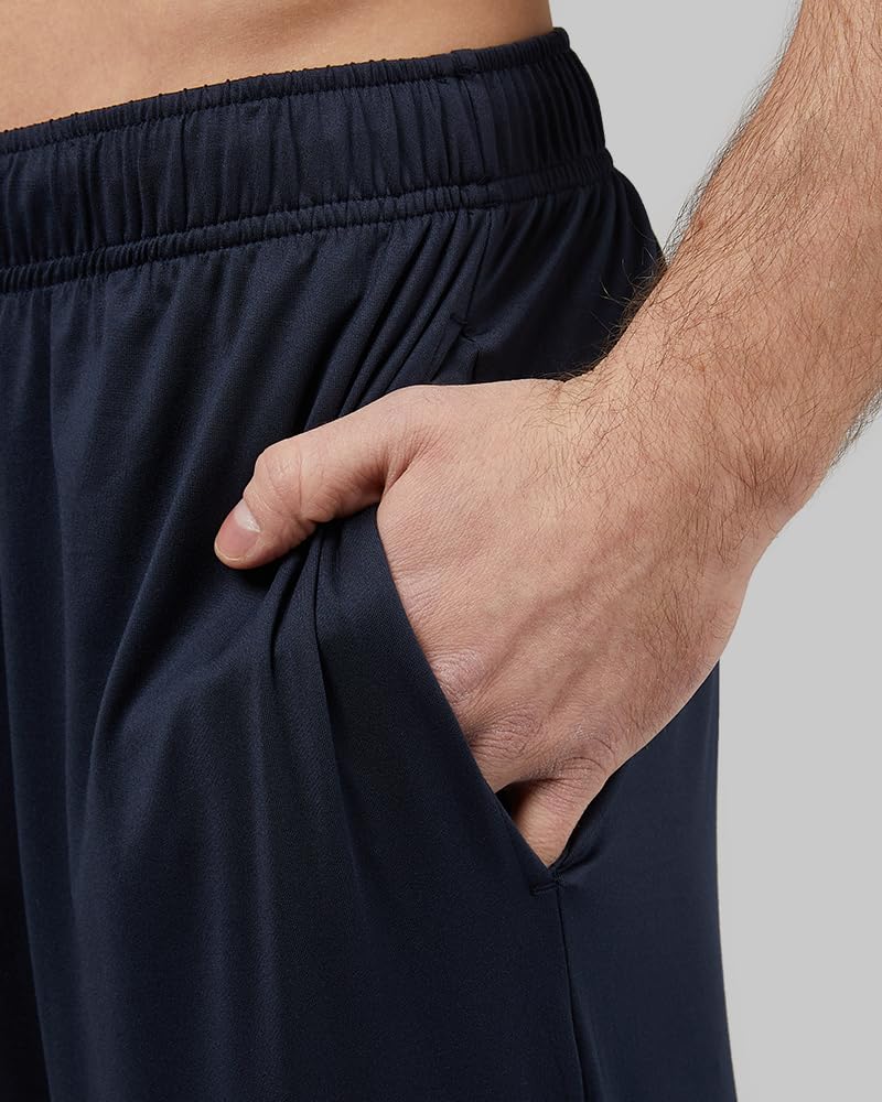 32 Degrees Men's Cool Classic Sleep Pant | Anti-Odor | 4-Way Stretch | Moisture Wicking, Navy, Large