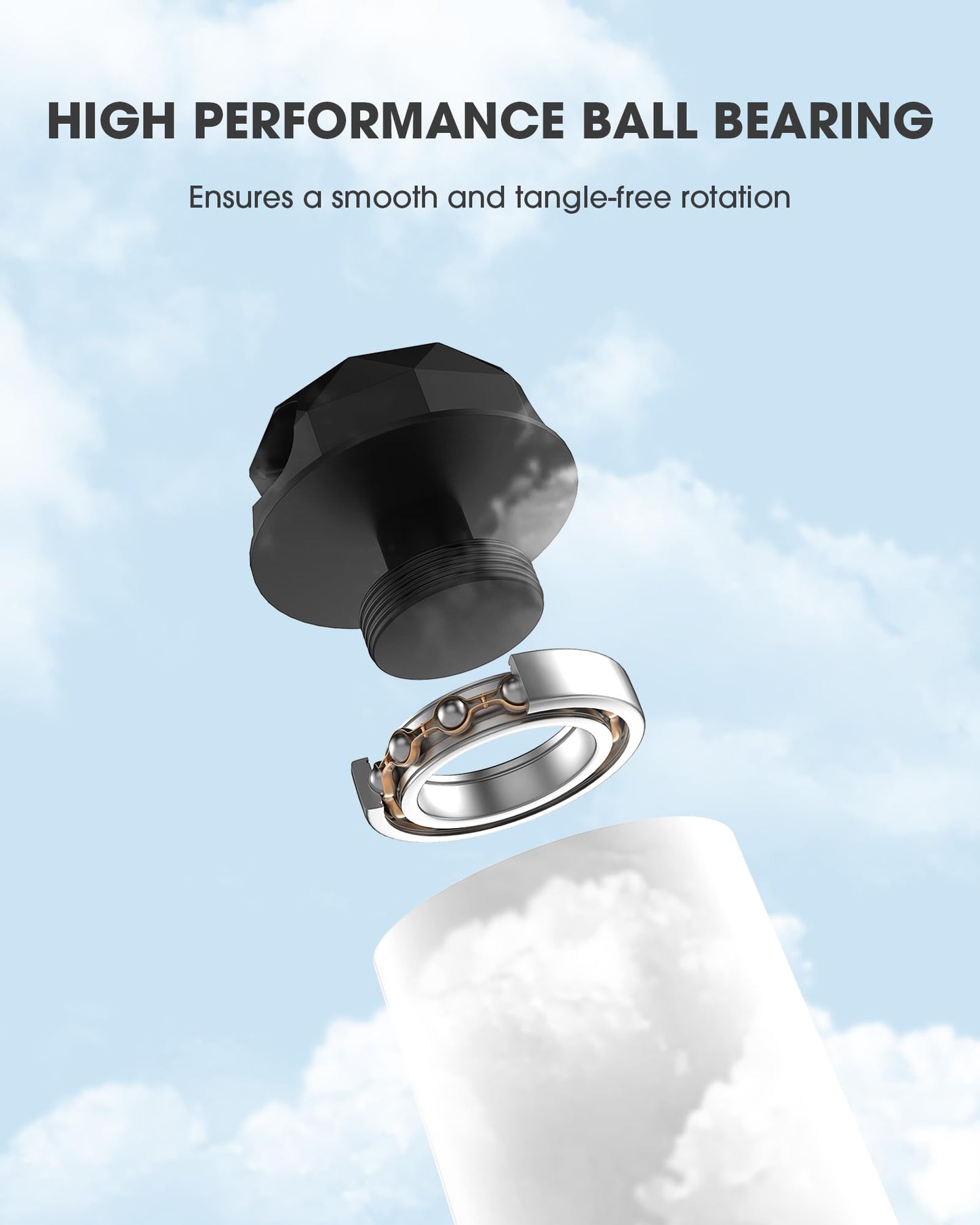 IOVFIT Cordless Weighted Jump Rope with Calorie Counter | Adjustable Knot-Free Skipping Rope for Fitness, Gym & Home Workouts | Ideal for Women, Men & Kids – 9.85ft