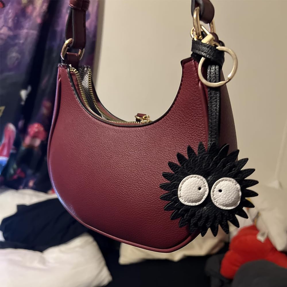 YUEAALK Cute Bag Charms Purse Charm Gift for Women Girl - Car keyrings leather handbags -Fashion Birthday Presents for Woman