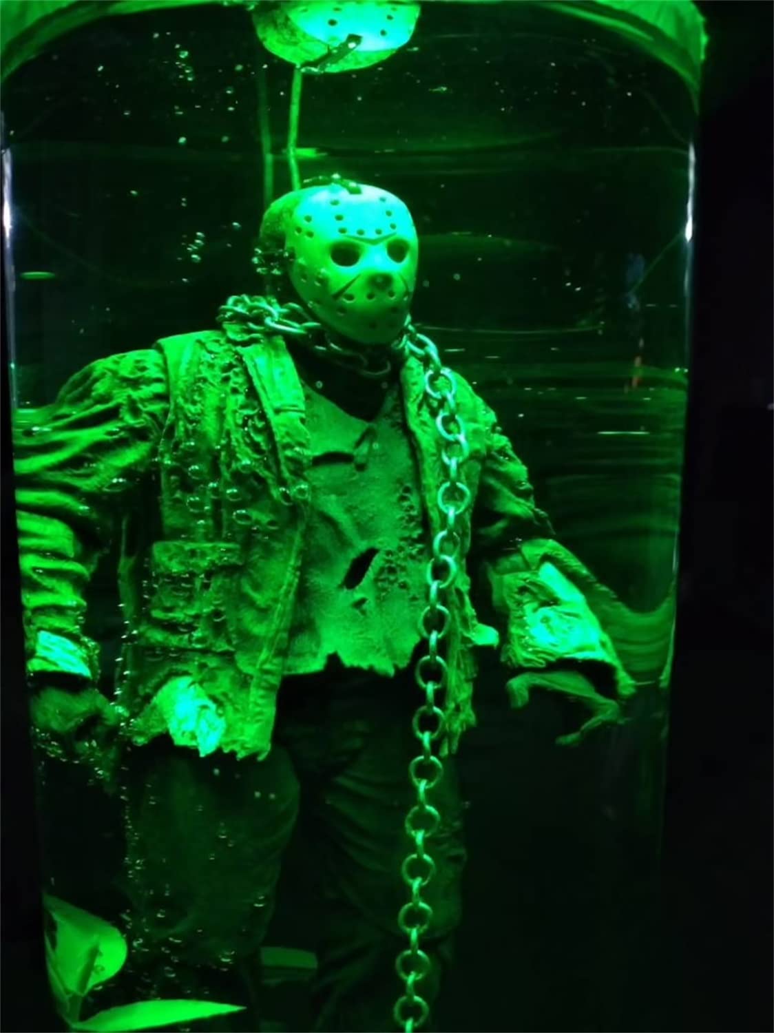 YTCPMHEA 2023 New Horror Movie Collector Action Figure Water Lamp Part 6 Lives Final Display, Collectibles Figures Dolls, Decorative Table Lamp Lights for Home Decor Halloween Unique Gifts