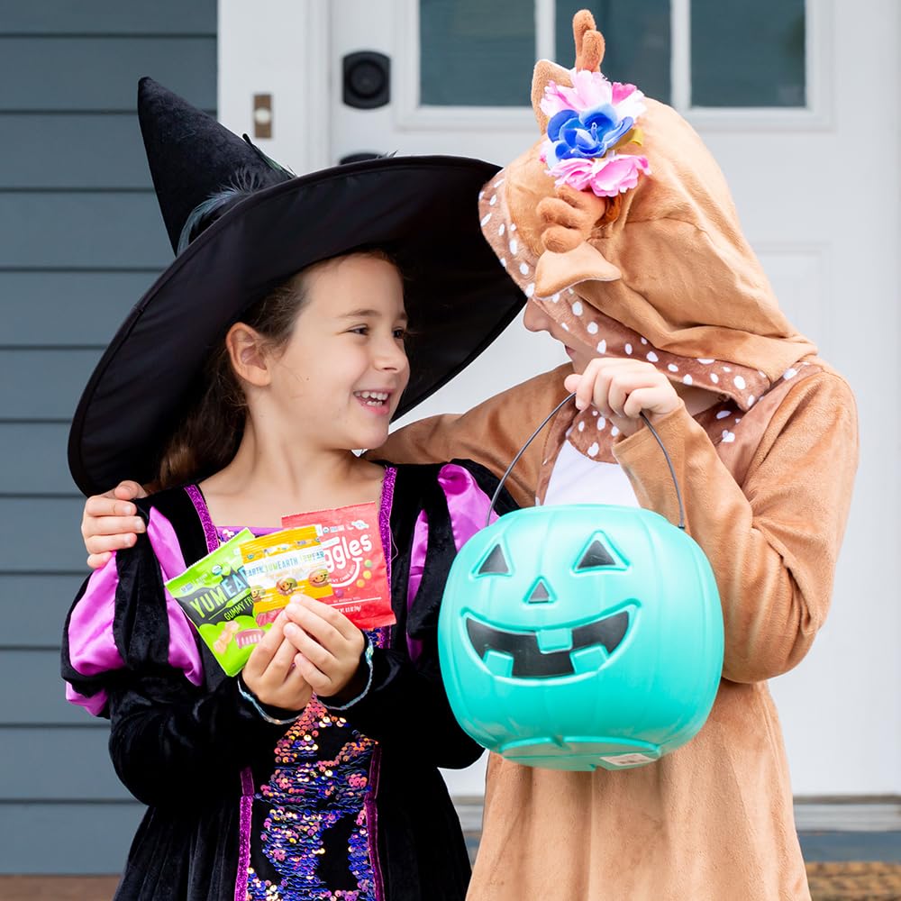 YumEarth Organic Halloween Variety Box - Allergy Friendly (Top 9 Free), No Artificial Dyes or Flavors, Non GMO, Gluten Free, Vegan Candy Snacks, Individually Wrapped (Pack of 50)