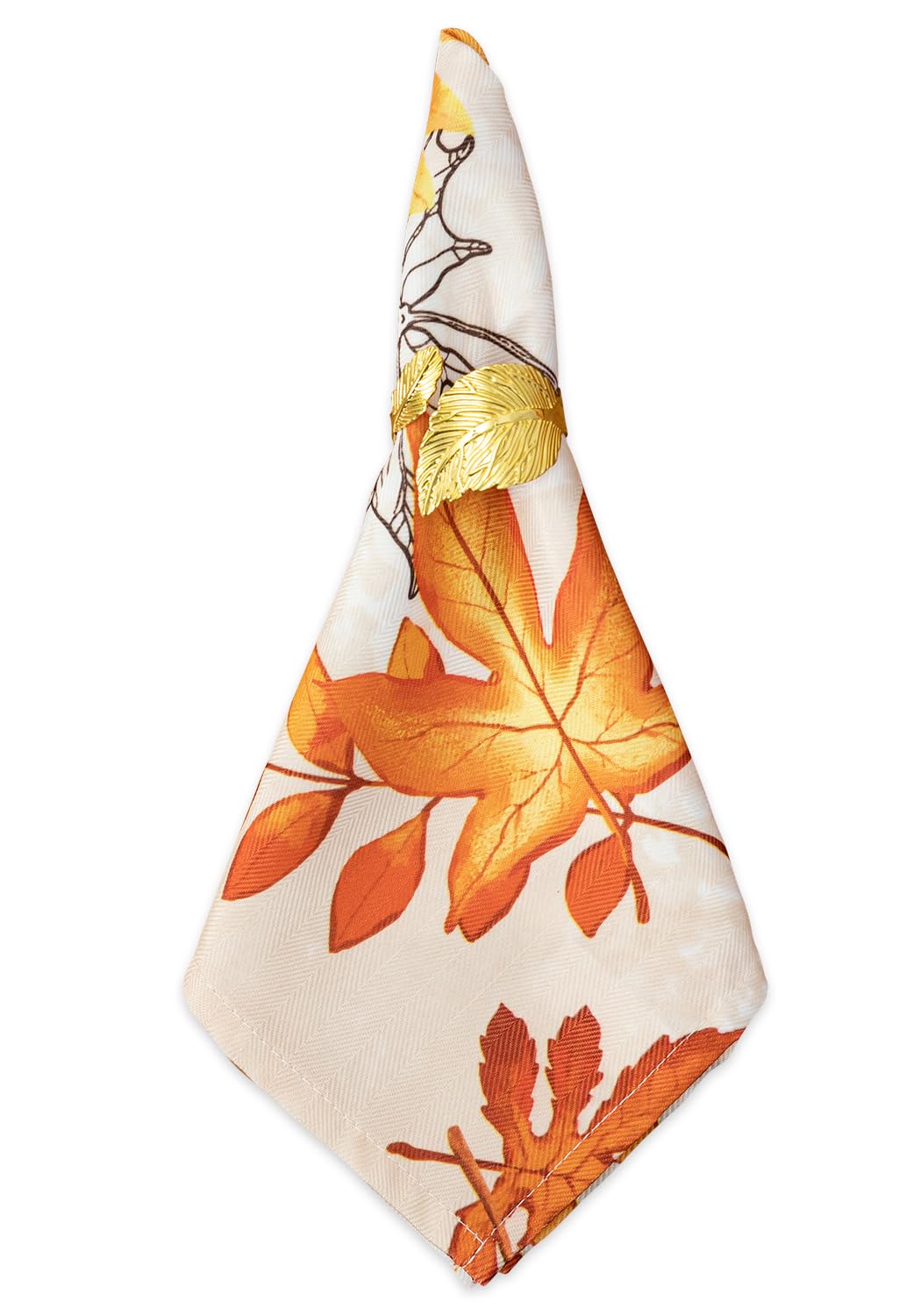 YiHomer Fall Thanksgiving Tabletop Collection for Kitchen Dining Decoration Parties Harvest, Fall Leaves, Napkin Set, 20 x 20