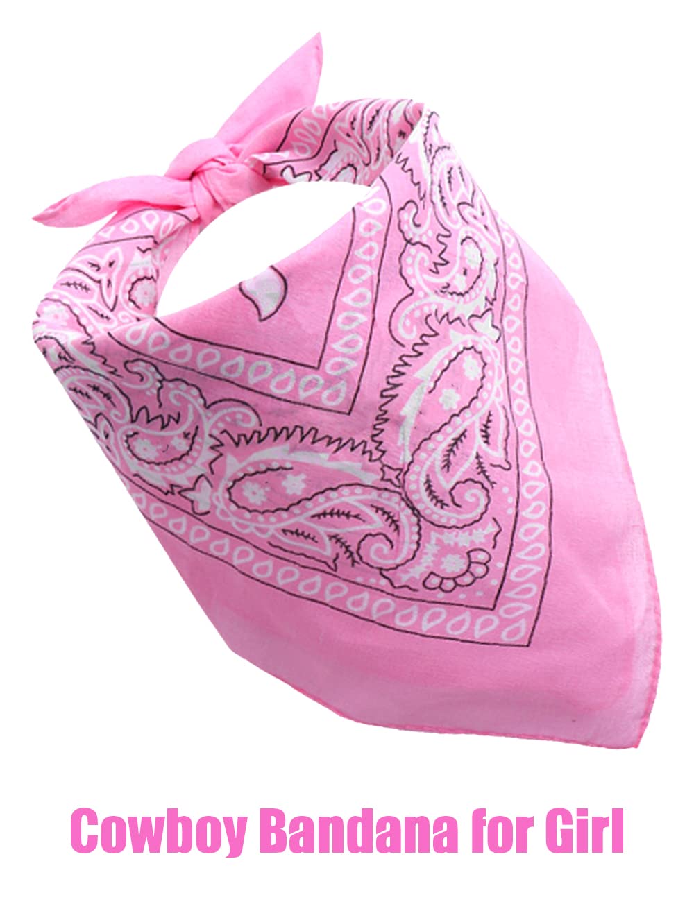 YBHOMINE Cowboy Hat with Bandana - Feather Boa Cowgirl Hat for Women & Men,bachelorette party Halloween Dress-Up…