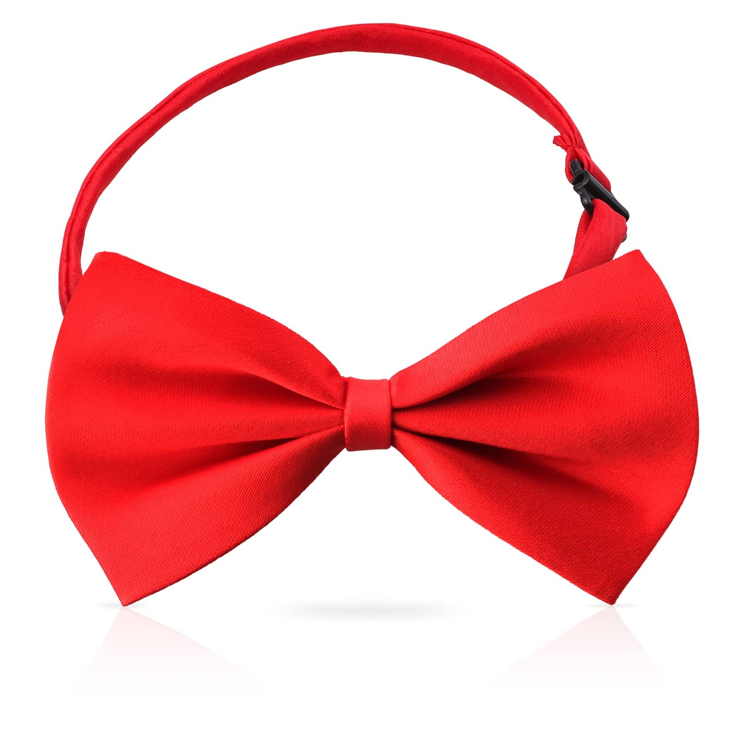 Yewong 2 Pieces Pet Formal Accessories Set - Pet Top Hat with Pet Formal Necktie/Bowtie Birthday Party Gradation Halloween Costumes Accessories for Dog Cat (Red-A) One Size