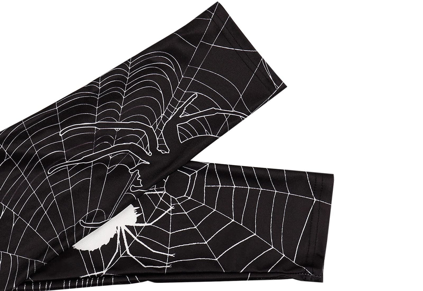 Womens Halloween Skeleton Leggings Pumpkin Costume Cosplay Tight Leggings M Black Spider Web
