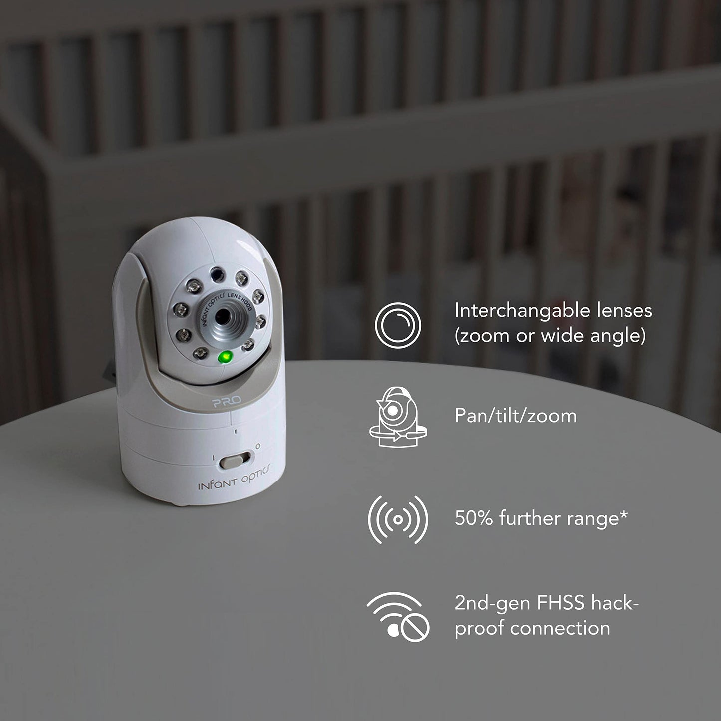 Infant Optics DXR-8 PRO Add-on Camera (Not Compatible with DXR-8), White