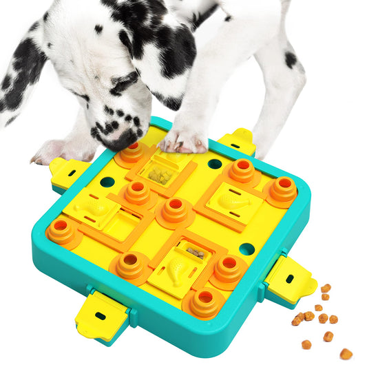 LACCEN Dog Puzzle Toy, Level 3 in 1 Interactive Dog Toys for Boredom, Funny Cognitive Dog Toy for IQ Training Brain Stimulating Games, Treat Dispensing Toy for Smart Large Medium Smart Dogs