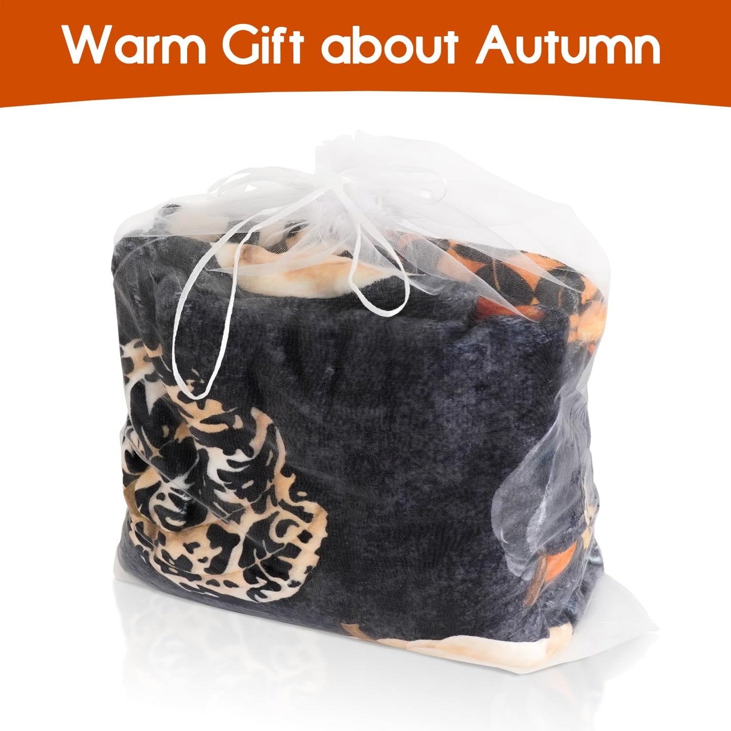 Yiyhuxf Halloween Pumpkin Blanket,Fall Fleece Blanket,Pumpkin Gifts for Women,Halloween Flannel Fleece Throw Blanket for Home Living Room Couch Bed Chair or Dorm Decor 60"x50"