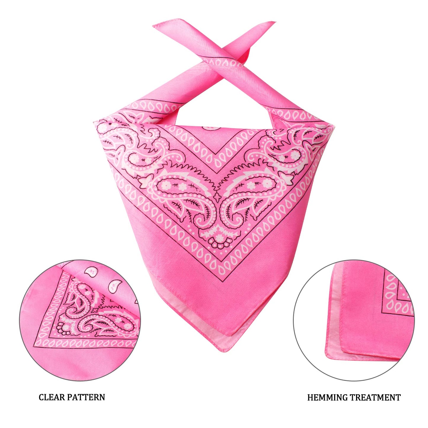 Yewong Pet Pink Cowboy Hat Costume Accessory Set Dog Cat Size Pink Cowgirl Princess Hat with Crown Tiara Bandana/Scarf for Cat Puppy Western Costume Daily Wearing Photo Props (Set A)