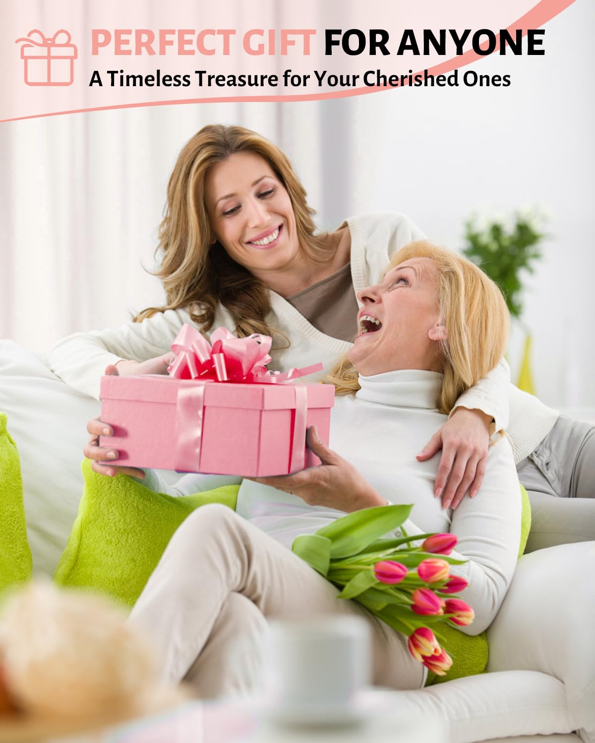 LANNIU Pink Gardening Tools, Garden Tool Set for Women,5 Piece Womens Gardening Kit with Floral Garden Bag,Gifts for Wife (5-Piece Pink)