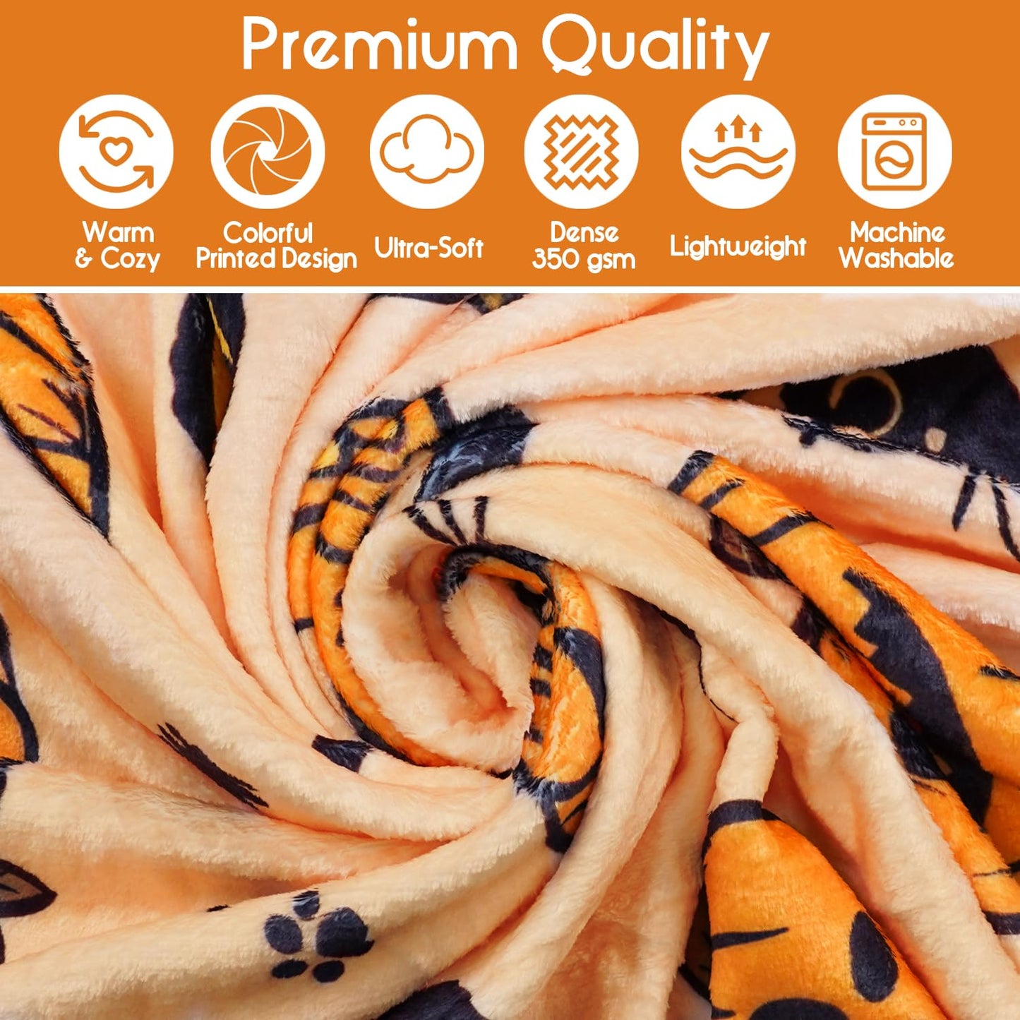 Yiyhuxf Halloween Blanket,Fall Halloween Black Cats Pumpkins Bats Spiders Fleece Blankets, for Women Flannel Throw Blanket for Home Living Room Couch Bed Chair or Dorm Decor 60"x50"