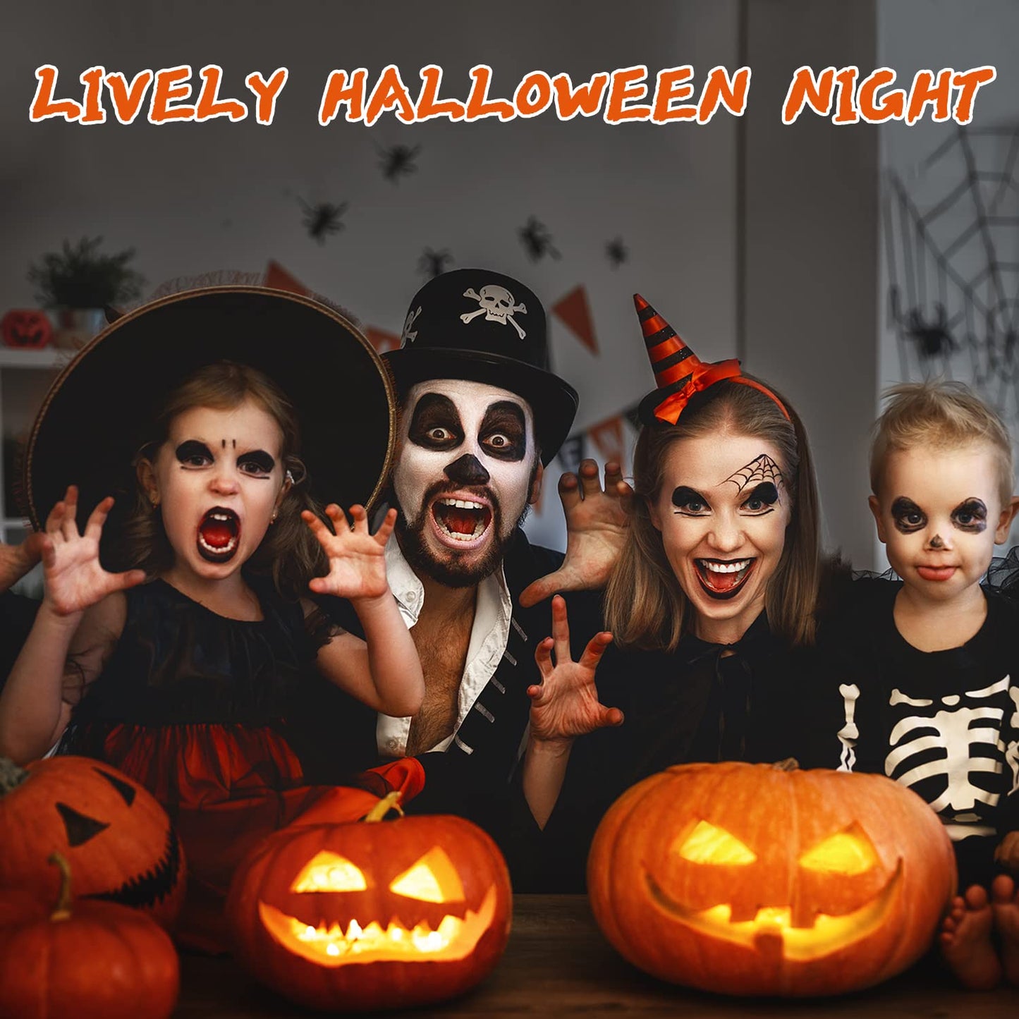 immetee Scar Wax SFX Makeup Kit, Face & Body Paint, Christmas Halloween Makeup Kit, Fake Blood, Painting Brushes, Spatula, Stipple Sponge, Stage Theatrical Party Cosplay, Carnival