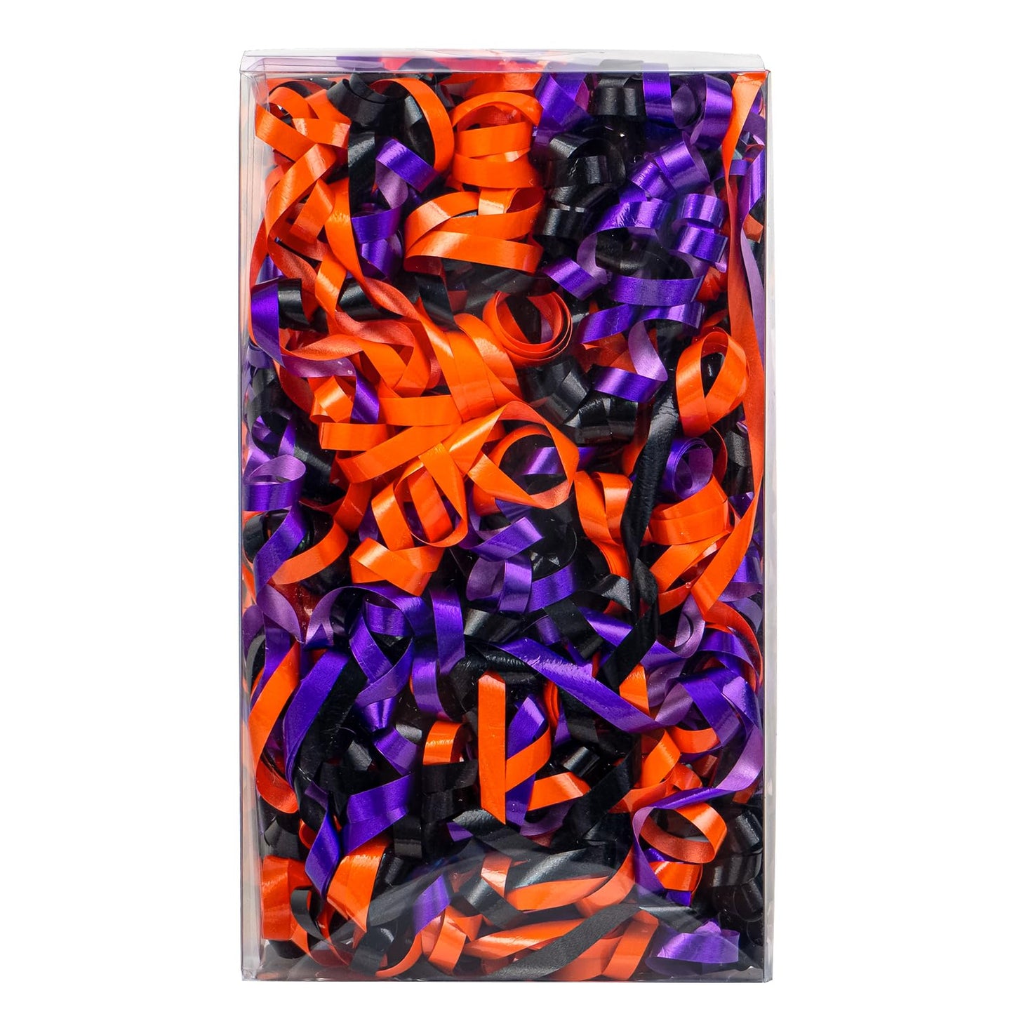 WRAPAHOLIC 12-Count Halloween Self-Adhesive Curly Bows Gift Wrap Accessory - Purple/Blac/Orange Curly Bows, Perfect for Halloween, Christmas, Birthday, Party Favors Decorations