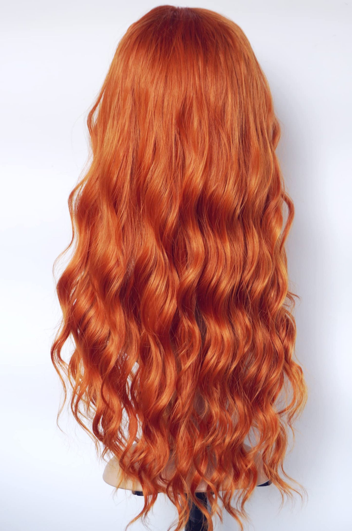Long Ginger Wigs ginger red wig braids wigs long red curly wig synthetic Heat Resistant Fiber Halloween Costume Wig for Women(ginger)