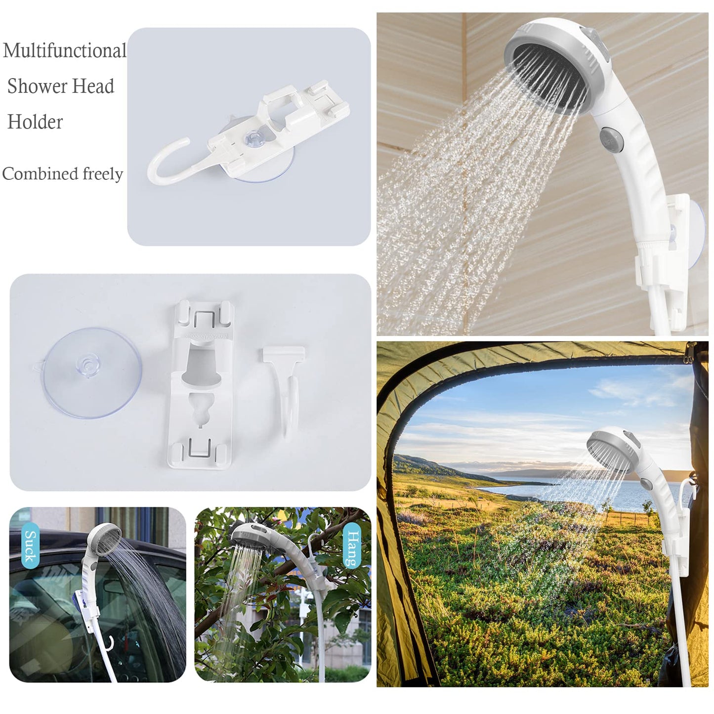 Iron Hammer Portable Shower Camp Shower Rechargeable Shower Camping Shower pet Shower