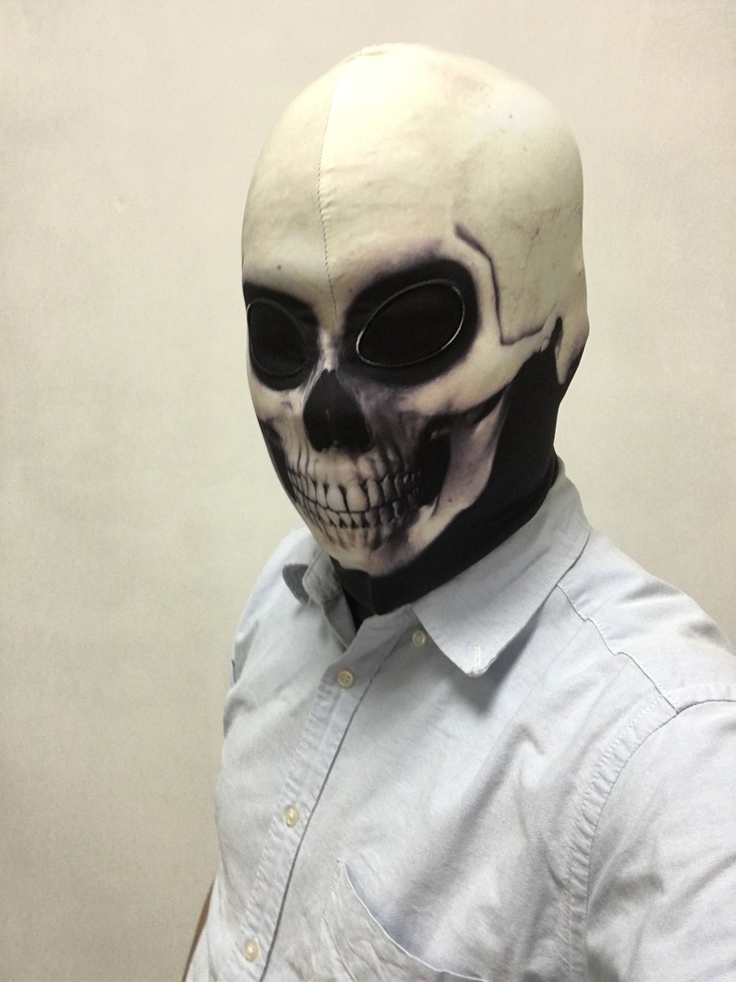 WTACTFUL 3D Skeleton Lycra Masks Scary Skull Balaclavas Ghost Headwear Bone Cosply Costume Halloween Party Ski Full Face Mask