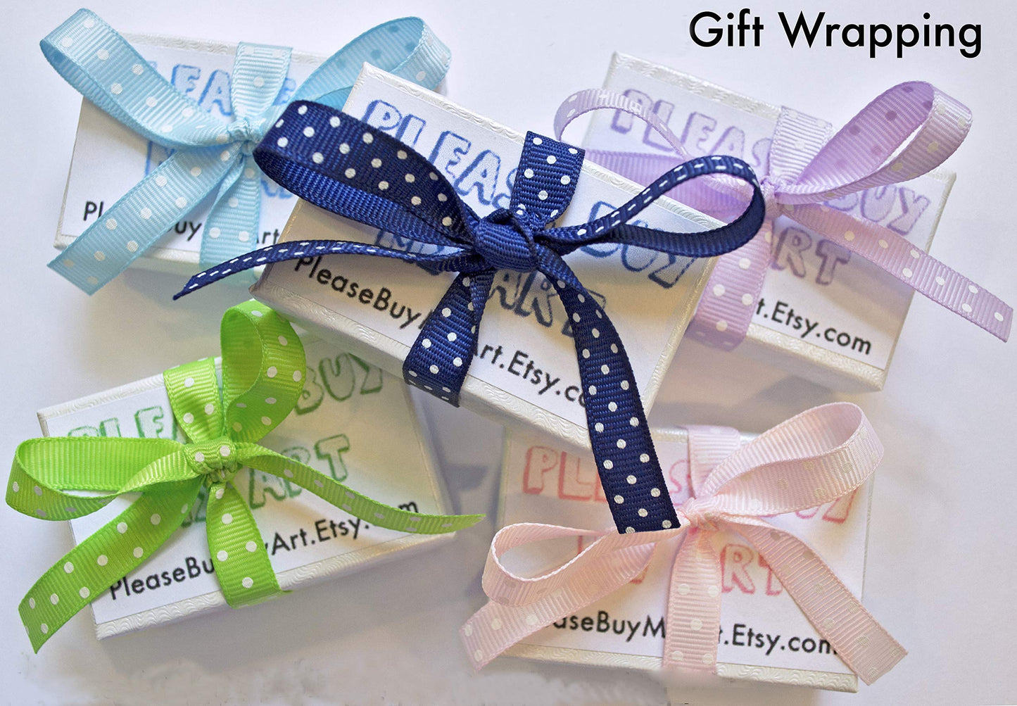 YAMA Polka Dot Grosgrain Ribbons Set - 3/8'' 40 Yards for Christmas Gift Ribbon Wrapping, Hair Bow Accessories DIY, 20x2yd Swiss Dot Fabric Ribbon