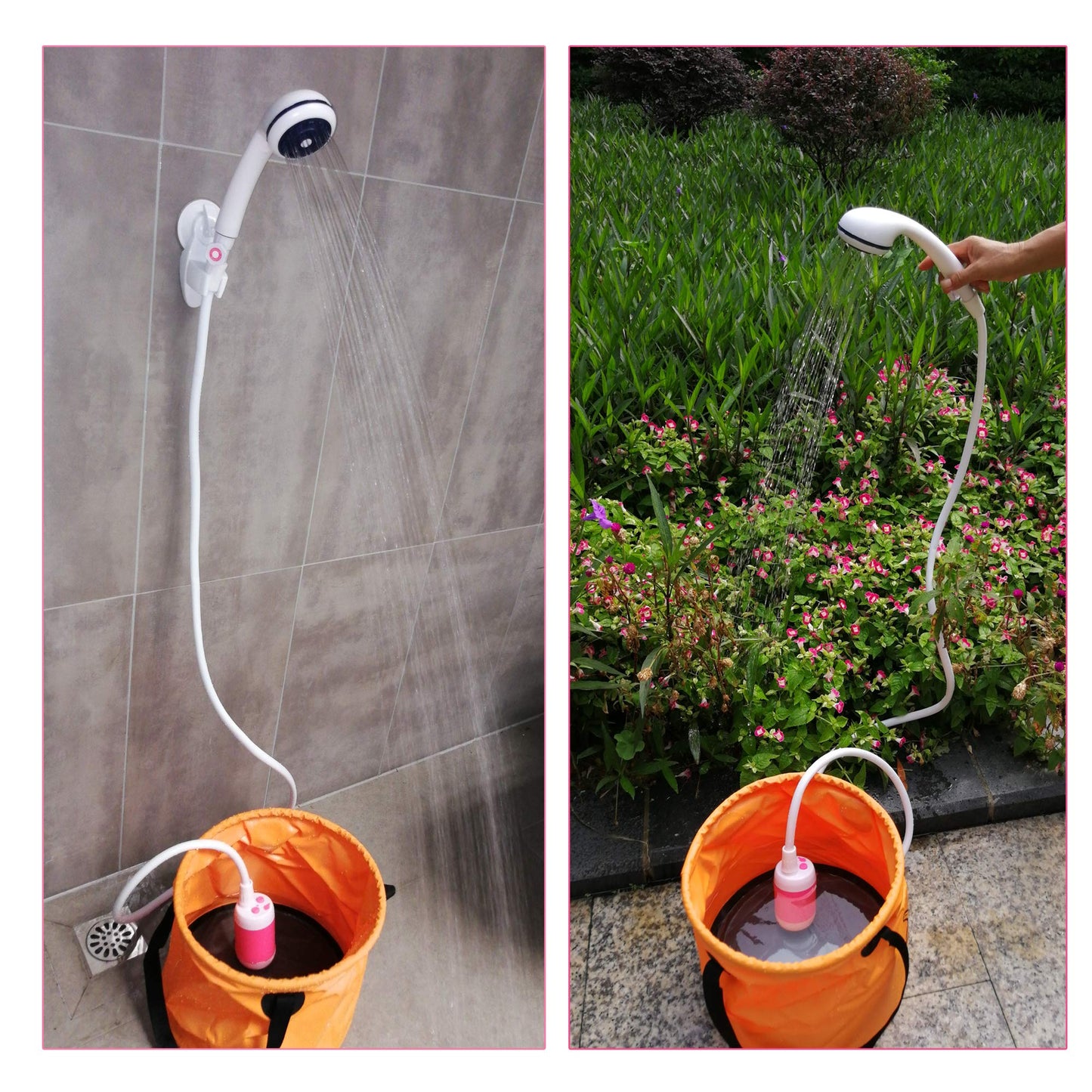 Iron Hammer Portable Shower Camp Shower Rechargeable Shower Camping Shower pet Shower