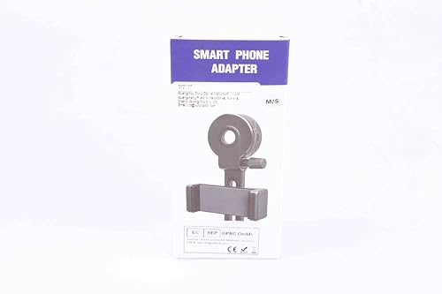 LAKWAR Telescope Phone Adapter, Universal Cell Phone Mount Compatible Binoculars, Monocular, Microscope, Spotting Scope, Telescope, Smartphone Holder Clip Bracket Fits Almost of Mobile Phones