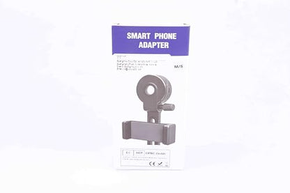 LAKWAR Telescope Phone Adapter, Universal Cell Phone Mount Compatible Binoculars, Monocular, Microscope, Spotting Scope, Telescope, Smartphone Holder Clip Bracket Fits Almost of Mobile Phones