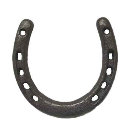 YFUG GO Cast Iron Horseshoe Wall Decor, Medium Horseshoe Durable Cast Iron 5 Holes On Each Side for Indoor Or Outdoor(1 pack)…