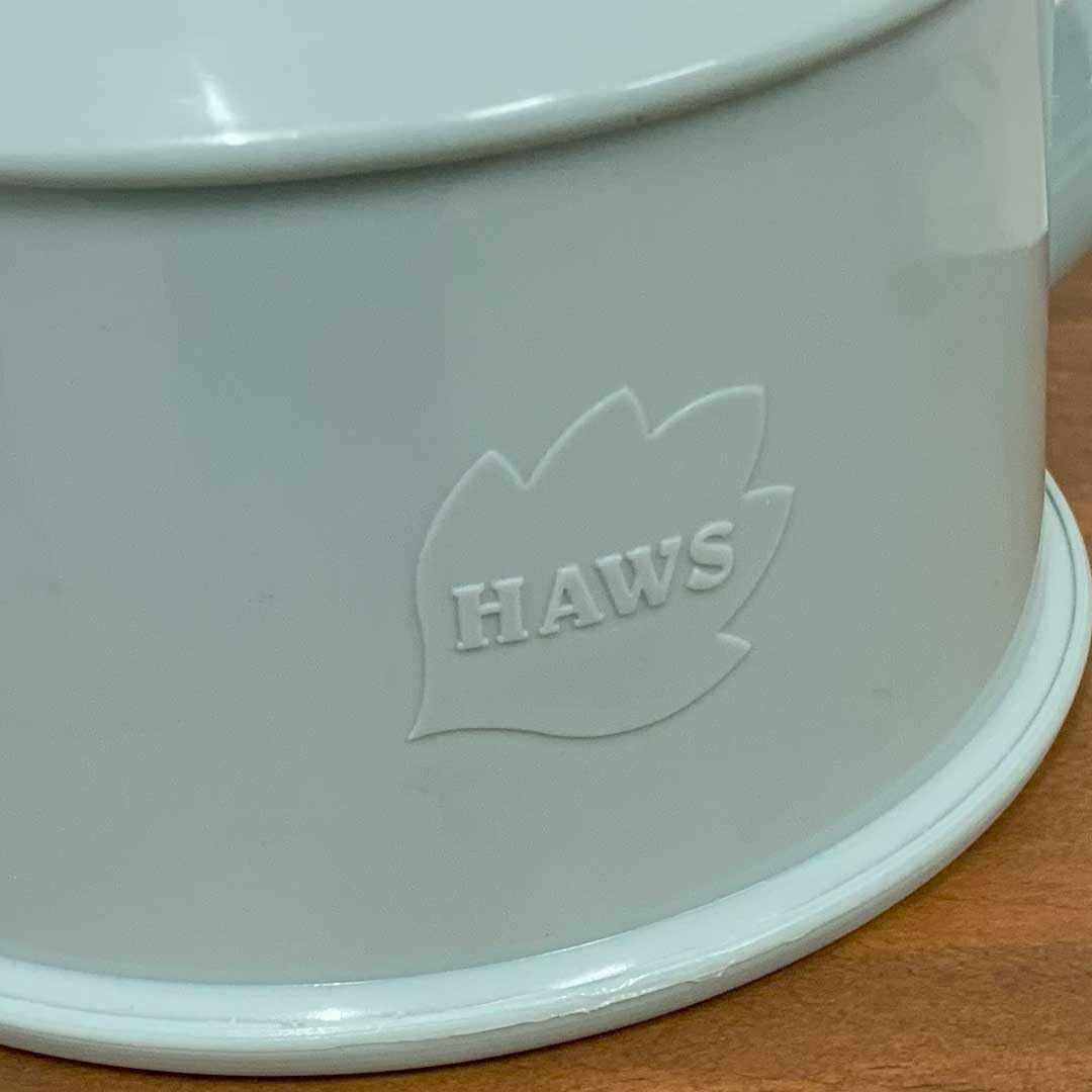 Indoor Plastic Watering Can | The HAWS Langley Sprinkler - One Pint | Pot Waterer | Fine Spray Rose | Recycled - Black