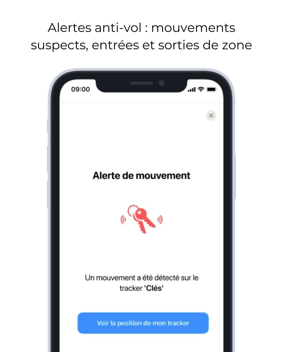 invoxia Mini GPS Tracker - Waterproof GPS Tracker with Real-time Anti-Theft Alarm - Up to 3 Months Battery Life - Includes 3 Year Subscription - Small and Lightweight - Anti-Theft for Keys, Boat