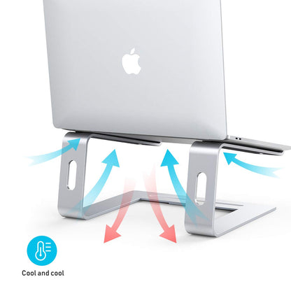 Laptop Stand for Desk, Detachable Laptop Riser Notebook Holder Stand Ergonomic Aluminum Laptop Mount Computer Stand, Compatible with MacBook Air Pro, Dell XPS, Lenovo More 10-18" Laptops