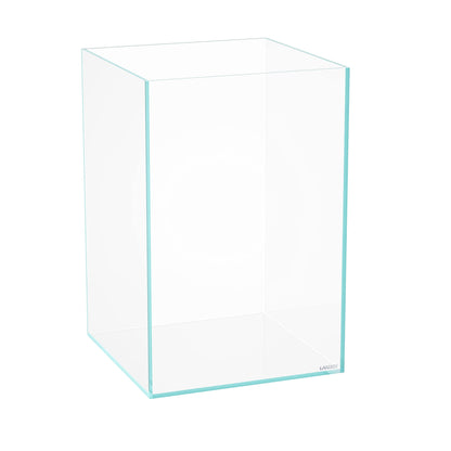 LANDEN Tall Tank, Rimless Low Iron Tank 10GAL 11.8" L × 11.8" W × 17.7" H (30X30X45) cm Small Aquascape Fish Tank, Vertical Aquascape Tank, Black Leveling Mat Included