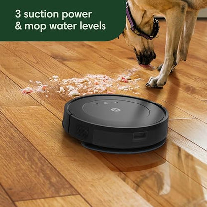 iRobot Roomba Robot Vacuum and Mop Combo (Y0140) - Vacuums and mops, Easy to use, Power-Lifting Suction, Multi-Surface Cleaning, Smart Navigation Cleans in Neat Rows, Self-Charging, Works with Alexa