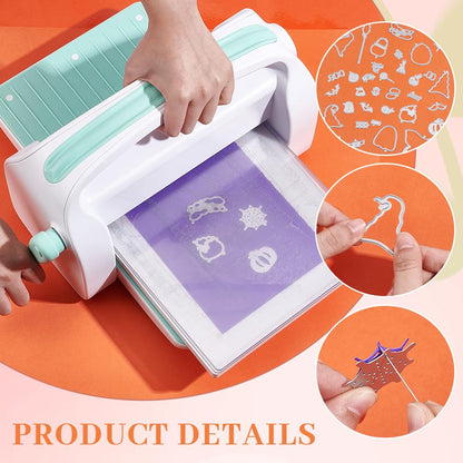 INFUNLY 34pcs Halloween Gnome Metal Die Cuts - Pumpkin Spider Ghost Cutting Dies for Card Making, Scrapbooking, Festival Decor