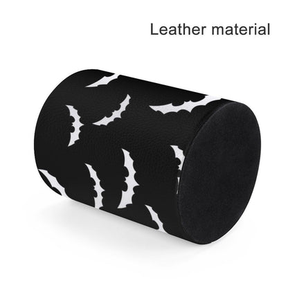 XUWU Halloween Bat Pen Holder Pencil Organizer Cute Pencil Cup Desk Decor Makeup Brush Holder PU Multifunctional Office Suppliesfor Home Classroom School
