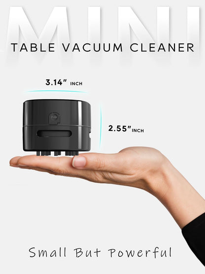IGOKOTI Desk Vacuum, Mini Vacuum Cleaner, Tabletop Vacuum Cleaners Battery Operated Handheld Design (no Battery Included)