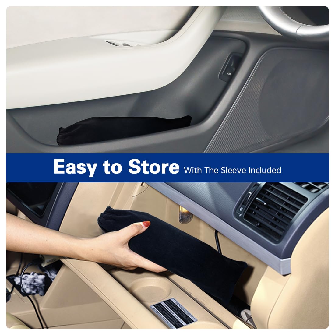 2025 Windshield Sun Shade Umbrella, Foldable Car Umbrella Sunshade with UV Block Car Front Window (Heat Insulation Protection) for Auto Windshield Covers Trucks Cars (Large)