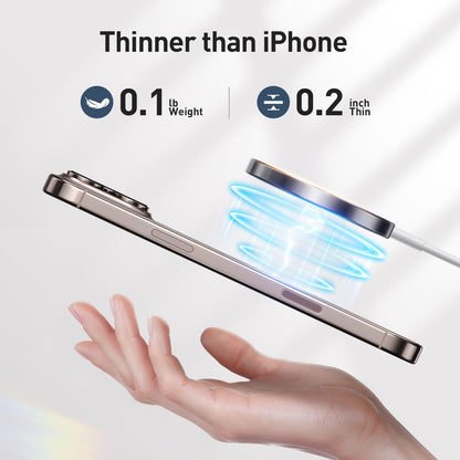 2025 Latest Magnetic Wireless Charger for iPhone: Mag Safe Charger Fast Charging Pad Compatible with iPhone 16 15 14 13 12 Pro Max Plus & Airpods 2 3 4Pro(3 Pack)