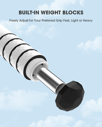 IOVFIT Cordless Weighted Jump Rope with Calorie Counter | Adjustable Knot-Free Skipping Rope for Fitness, Gym & Home Workouts | Ideal for Women, Men & Kids – 9.85ft