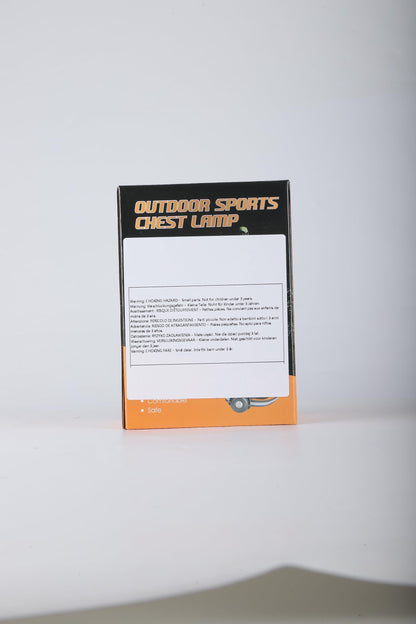 ICOCOPRO Running Light with Reflectors, 90° Adjustable LED Chest Light, Waterproof, USB Rechargeable, 500 Lumens, Running Lamp with Red Light for Running, Jogging, Fishing, Camping