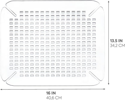 InterDesign Basic Sink Mat, Large Size, Clear