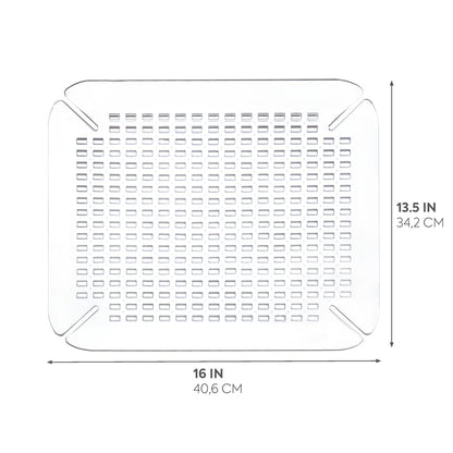InterDesign Basic Sink Mat, Large Size, Clear