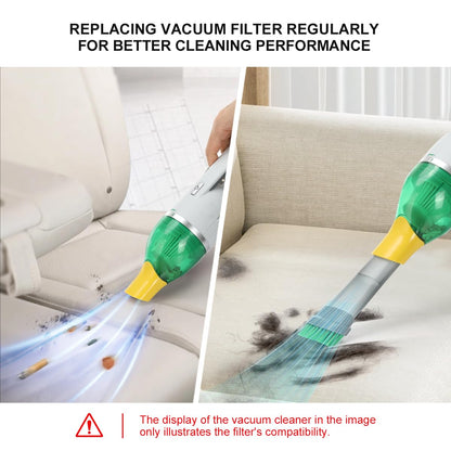 LANMU 4 Pack Replacement Filters Compatible with Duck Vacuum Cleaner As Seen On TV, Washable Duck Vac HEPA Filter Vacuum Parts