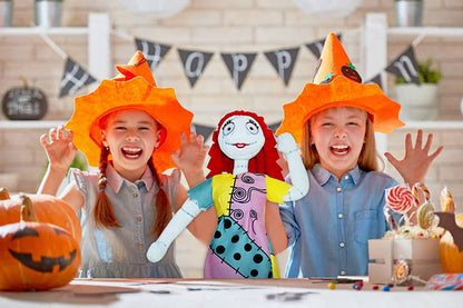 illuOKey Nightmare Moon Plush Doll, Premium Animated Stuffed Doll Inspired by Sally, Cute Baby Doll for Pumpkin King Plush Collectors, 20-inch