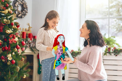 illuOKey Nightmare Moon Plush Doll, Premium Animated Stuffed Doll Inspired by Sally, Cute Baby Doll for Pumpkin King Plush Collectors, 20-inch