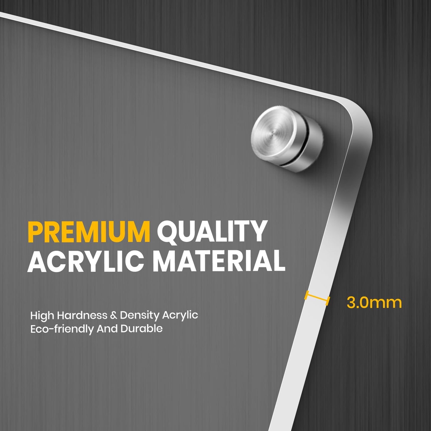 IDEATECH Acrylic Magnetic Fridge Calendar Planner 2025, Clear Dry Erase Board for Refrigerator, 2in1 Vertical Monthly & Weekly Planner to Do Grocery List Board,Family Calendar WhiteBoard Magnet(White)