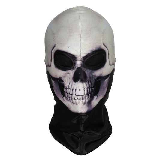 WTACTFUL 3D Skeleton Lycra Masks Scary Skull Balaclavas Ghost Headwear Bone Cosply Costume Halloween Party Ski Full Face Mask