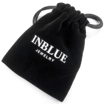 INBLUE 8mm Wide 316L Stainless Steel Bracelet Byzantine Link Chain Bracelet for Men Women Water Resistance (Color - Silver, Length - 9.0 Inch)